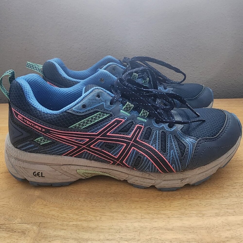 ASICS GEL-Venture 7 Peacoat Athletic Running Sneaker Shoes Womens Sz 8